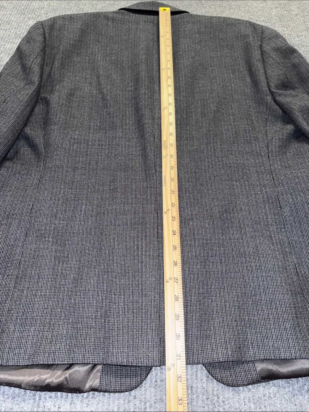 Lauren by Ralph Lauren Charcoal Gray‎ 100% Wool Two-Button Sport Coat 50R